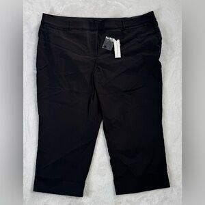 Lane Bryant The Ashley Black Dress‎ Pants Size 26 Crop